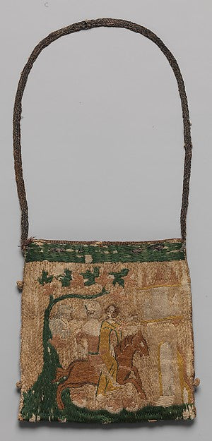 :Purse with scenes from the story of Patient Griselda 14th c-16x12"(A3) Poster