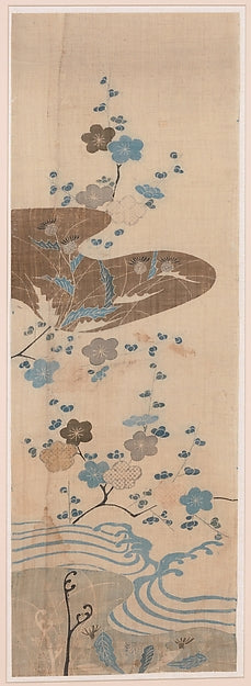Fragment of Summer Kosode late 17th–mid-18th cent, Poster Print Wall Art