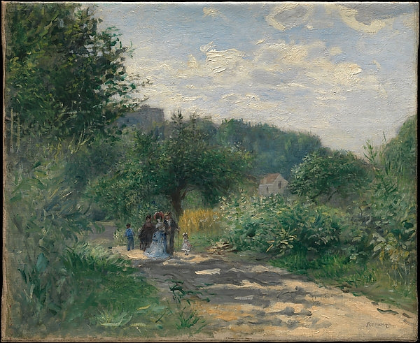 Auguste Renoir:A Road in Louveciennes c1870-16x12"(A3) Poster
