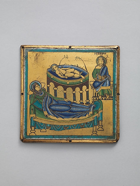 :Plaque with the Nativity c1165-16x12"(A3) Poster