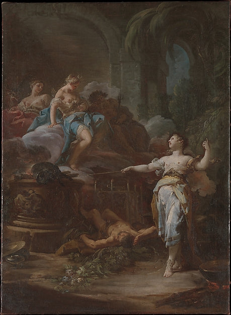Corrado Giaquinto:Medea Rejuvenating Aeson c1760-16x12"(A3) Poster