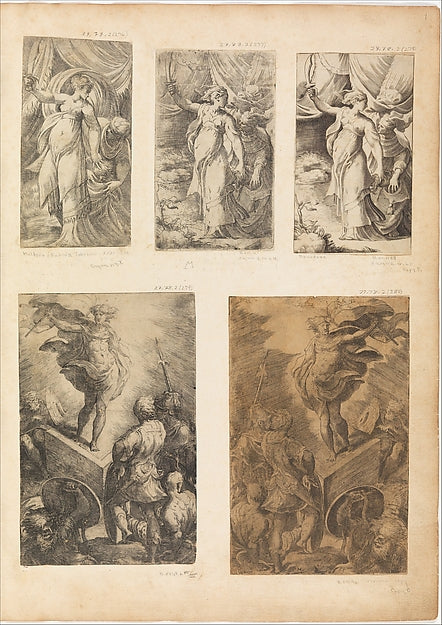 Judith c1540–43 -Etched by Andrea Schiavone c1510?–1563 Veni, Poster Print Wall Art