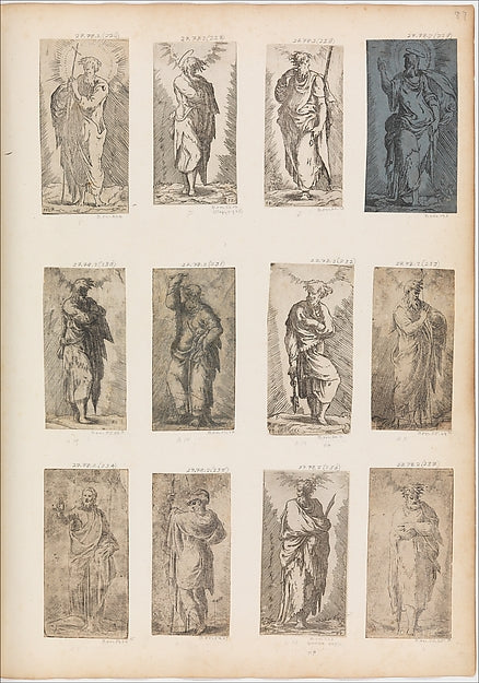 St. Jude c1536–38-Etched by Andrea Schiavone c1510?–1563 Ven,16x12"(A3)Poster