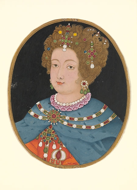 :Lady in Elizabethan Costume late 17th century-16x12"(A3) Poster