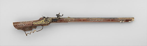 Wheellock Rifle c1640–50, Poster Print Wall Art