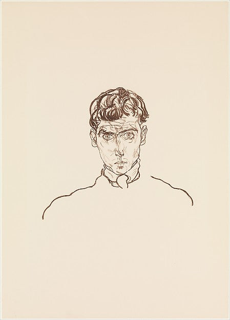 Portrait of Paris von Gütersloh 1918-Egon Schiele,16x12"(A3)Poster