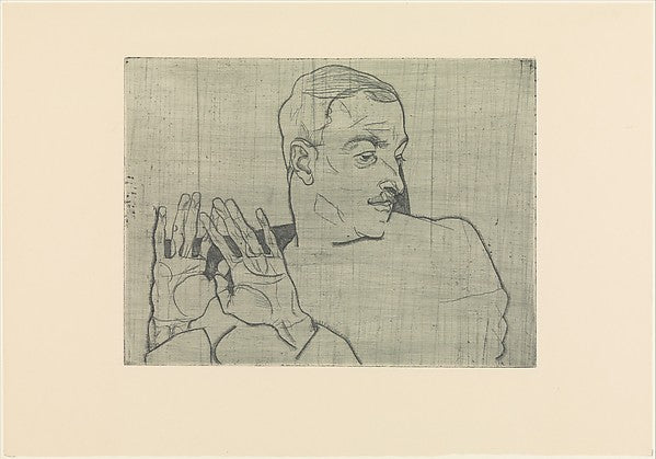 Portrait of Arthur Roessler 1914-Egon Schiele,16x12"(A3)Poster