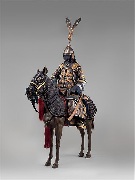 Ceremonial Armors for Man and Horse 18th cent, Poster Print Wall Art