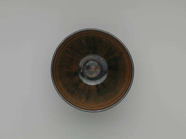 Tea Bowl with Hare’s-Fur Decoration 16th cent,Classic Ming China Image, Poster Print