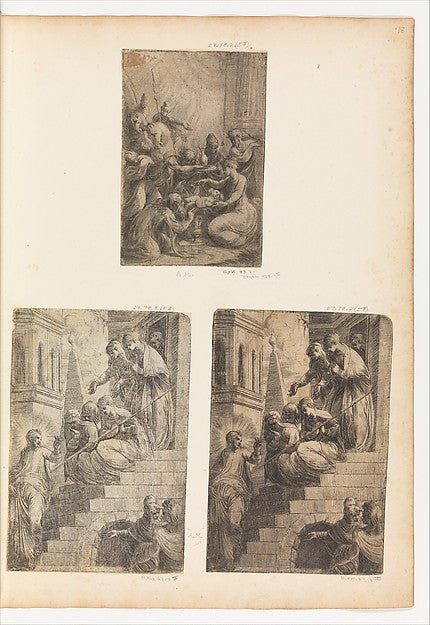 Christ and the Women on the Staircase c1541–44-Andrea Schiavon,16x12"(A3)Poster