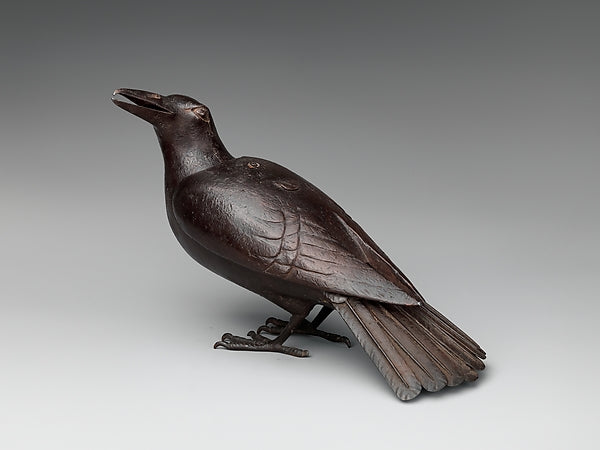 Okimono in form of Crow c1615–1868, Poster Print Wall Art