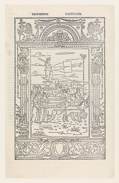 The Triumph of Chastity 1492–93-Anonymous, Italian,16x12"(A3)Poster