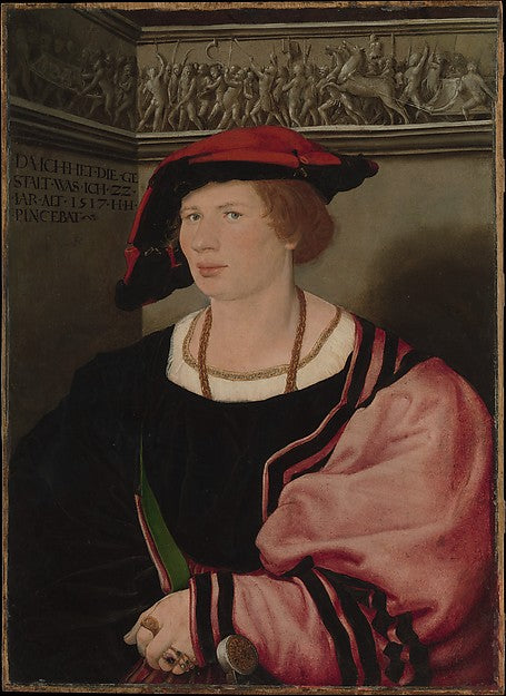 Hans Holbein the Younger:Benedikt von Hertenstein 1517-16x12"(A3) Poster