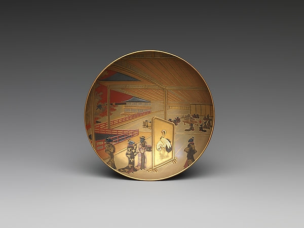 ,One of a Pair of Wine Cups with Mice’s Wedding 19th ce,16x12"(A3) Poster