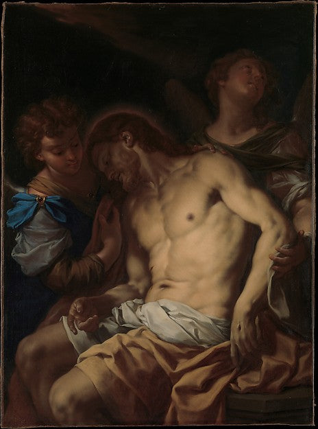 Francesco Trevisani:Dead Christ Supported by Angels c1710-16x12"(A3) Poster