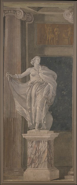 Giovanni Battista Tiepolo and Workshop, and Girolamo Mengozz-16x12"(A3) Poster