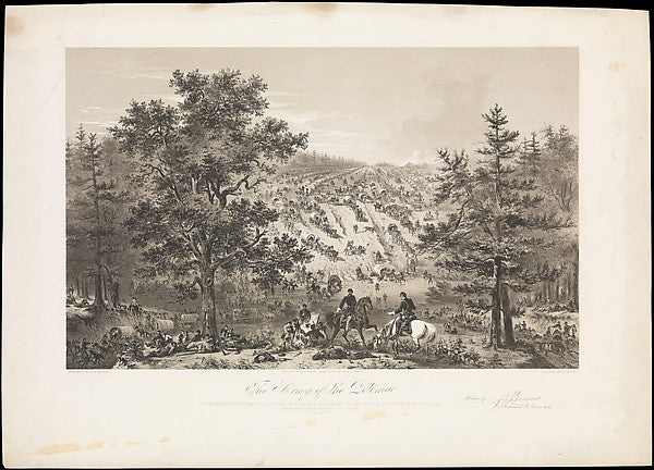 The Army of the Potomac 1863-Drawn and published by John Badge, Poster Print Wall Art