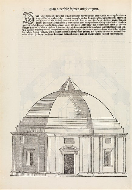 Den eersten boeck van architecturen 1546,1549,1553-Hendrick, Poster Print Wall Art