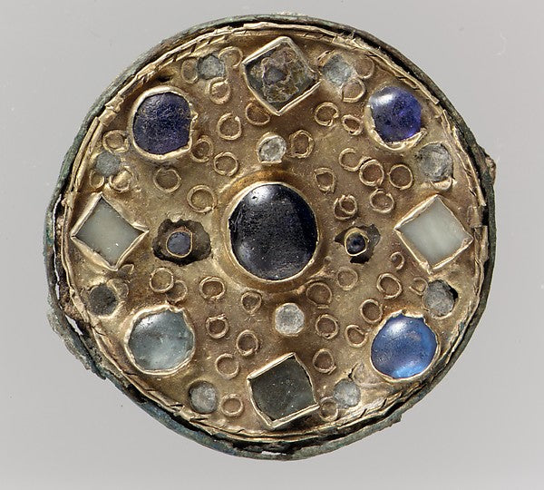 :Disk Brooch late 6th–early 7th century-16x12"(A3) Poster