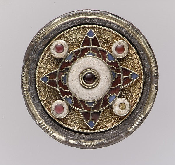 :Disk Brooch early 600s-16x12"(A3) Poster