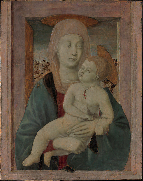 Piero della Francesca:Madonna and Child c1432–39-16x12"(A3) Poster
