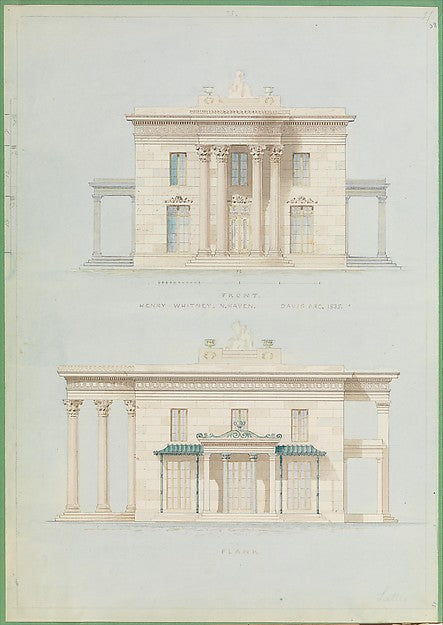 House for Henry Whitney New Haven Connecticut 1835-Alexande, Poster Print Wall Art