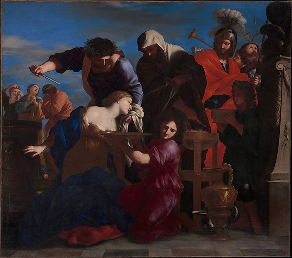 Giovanni Francesco Romanelli:The Sacrifice of Polyxena -16x12"(A3) Poster