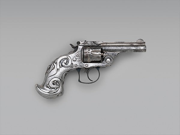 Smith and Wesson .38 Caliber Double-Action Revolver Serial no, Poster Print Wall Art