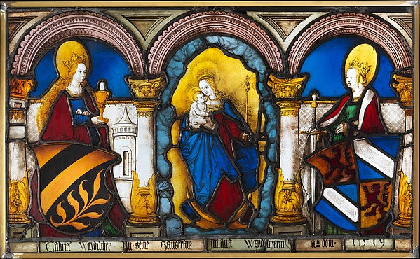 After a design by Leonhard Beck - Marriage Panel of Gabriel We, Poster Print Wall Art