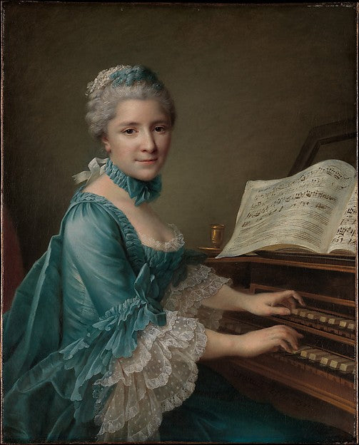 François Hubert Drouais:Portrait of a Woman Said to be Madam-16x12"(A3) Poster