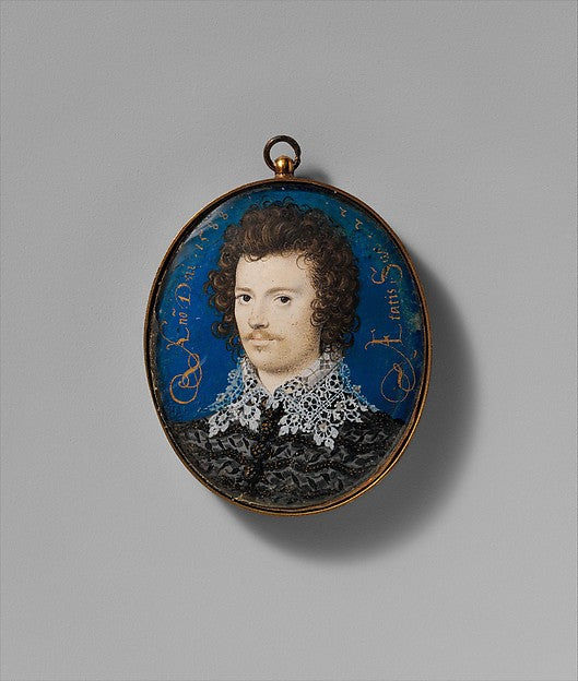 Nicholas Hilliard:Portrait of a Young Man Probably Robert De-16x12"(A3) Poster