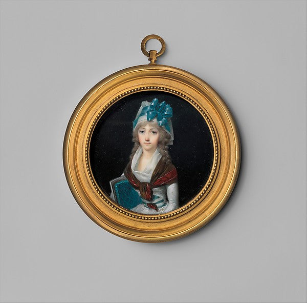 Jean-Baptiste Isabey:Portrait of a Woman c1795-16x12"(A3) Poster