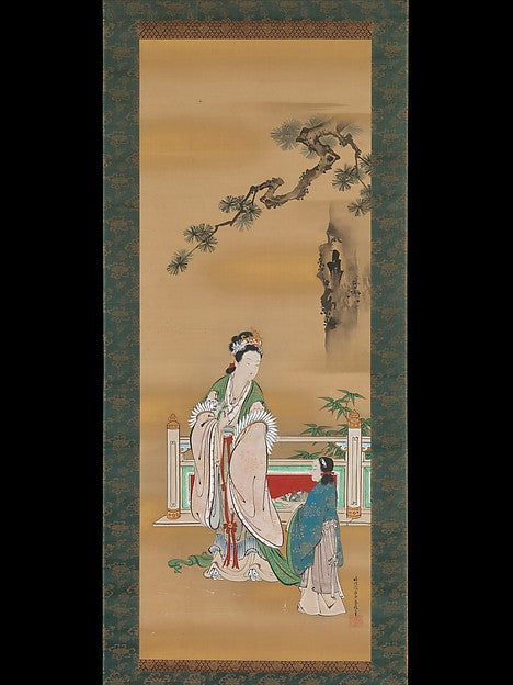 ,Queen Mother of the West first half of the 19th cent-Kano,Japan ukiyo-e Period Image,16x12"(A3) Poster