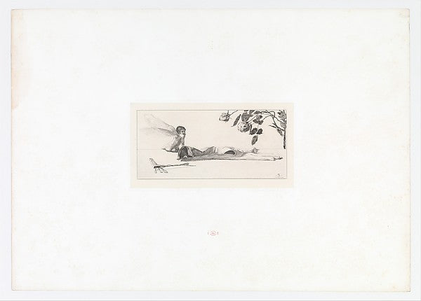Max Klinger:Amor from Ein Handschuh . Cyclus von zehn Compos-16x12"(A3) Poster