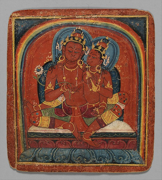 Initiation Card - Chenresi early 15th cent, Poster Print Wall Art