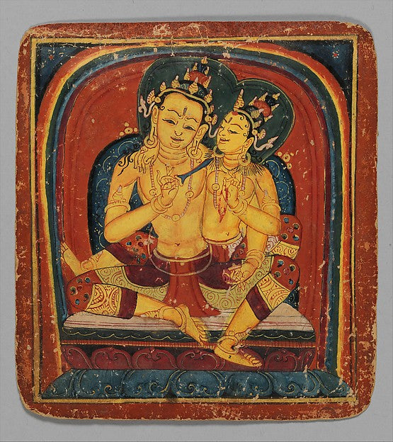 Initiation Card - Akashagarbha early 15th cent, Poster Print Wall Art