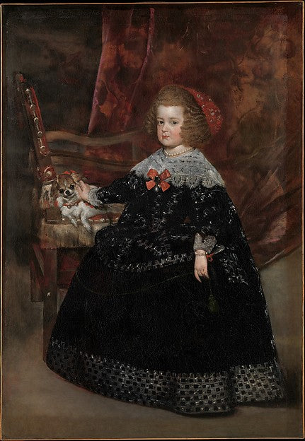 Juan Bautista Martínez del Mazo:María Teresa Infanta of Spa-16x12"(A3) Poster