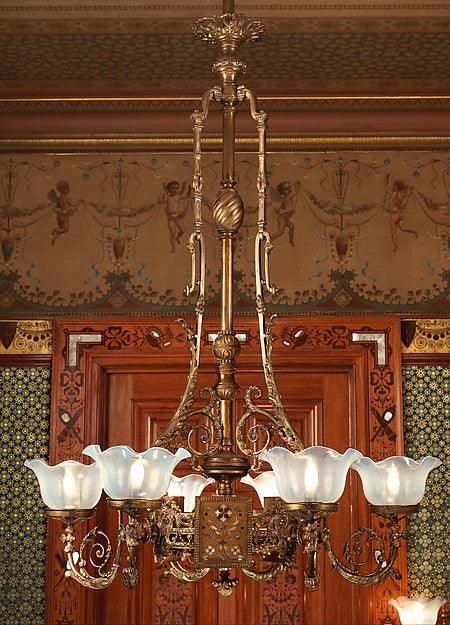 Chandelier 1881–82 Possibly George A. Schastey & Co., George A, Poster Print