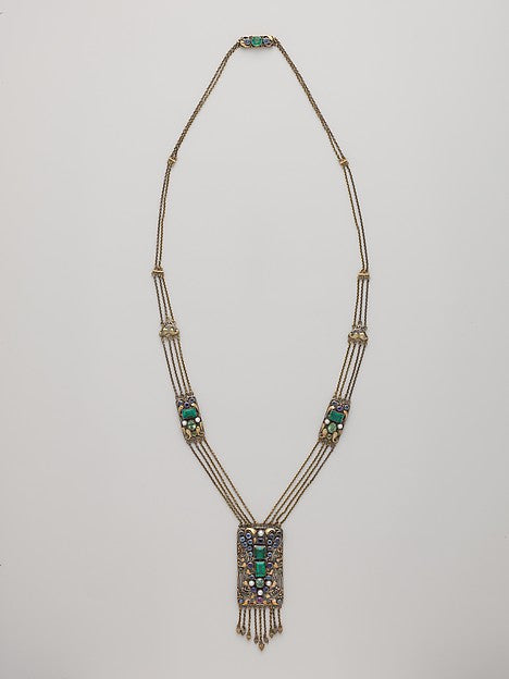 Necklace c1920 Frank Gardner Hale, Poster Print