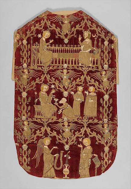 :Chasuble c1330–50-16x12"(A3) Poster