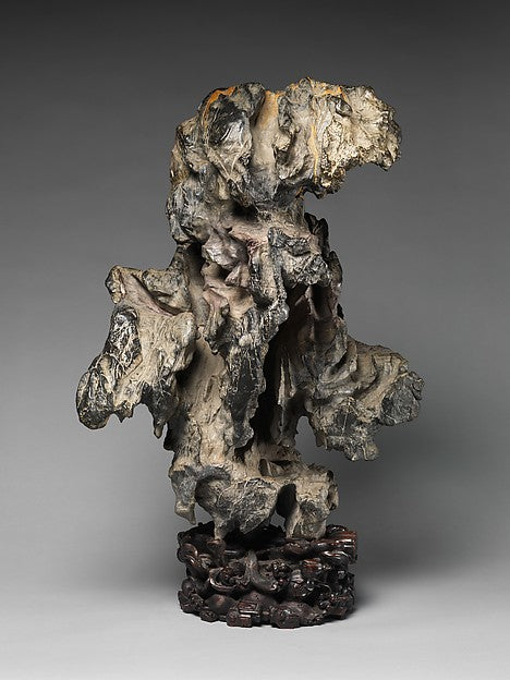 ,Rock in the Form of a Fantastic Mountain 18th cent,16x12"(A3) Poster