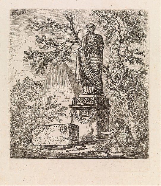 Recueil de divers Monumens Anciens répandus en plusieurs endro, Poster Print Wall Art