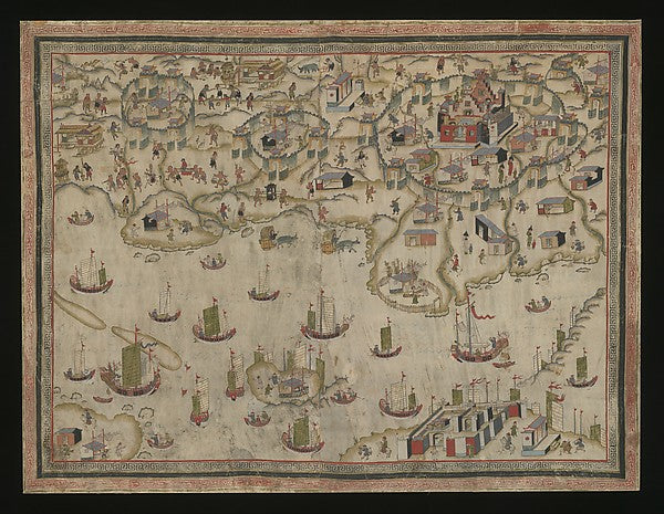 Ming China,Forts Zeelandia and Provintia and the City of, 16x12"(A3) Poster