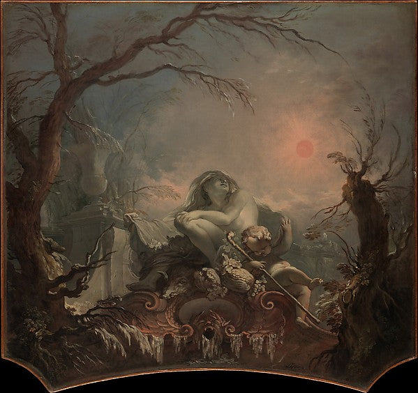 Jacques de La Joue the Younger:Allegory of Winter -16x12"(A3) Poster