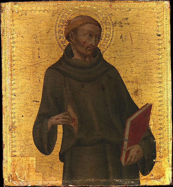 Sano di Pietro:Saint Francis 1450s-16x12"(A3) Poster