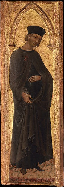 :Panel from a polyptych 14th century-16x12"(A3) Poster