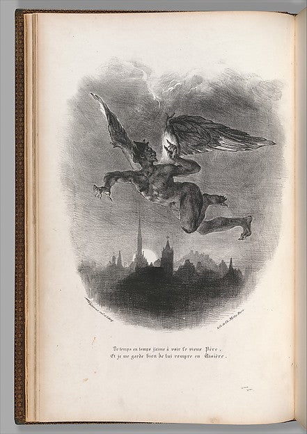 Faust 1828-Eugène Delacroix, Poster Print Wall Art