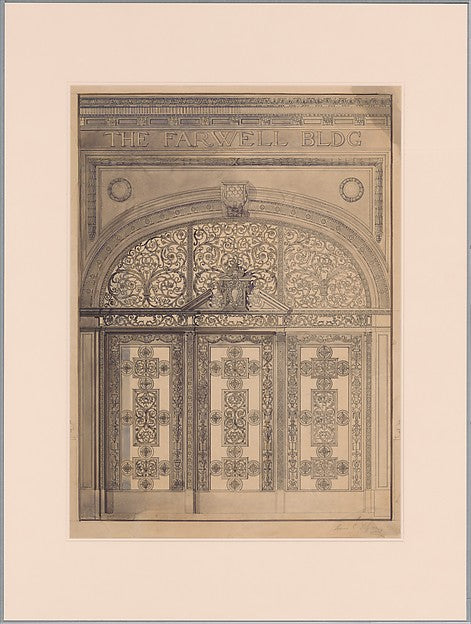 Entrance Farwell Building late 19th–early 20th cent Tiffany S, Poster Print Wall Art