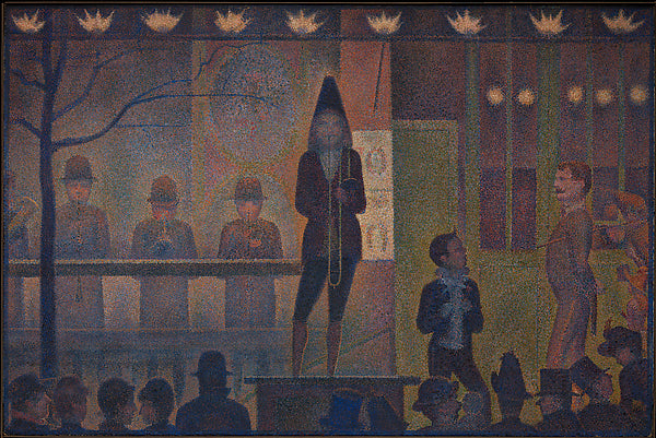 Georges Seurat:Circus Sideshow 1887–88-16x12"(A3) Poster