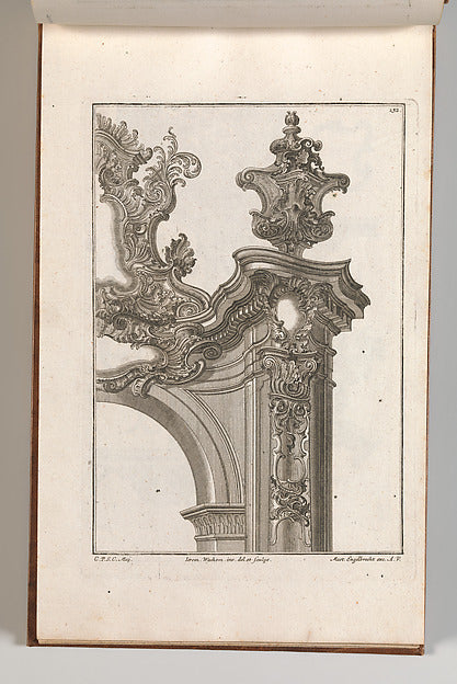 Jeremias Wachsmuth:Suggestion for the Decoration of Top Righ-16x12"(A3) Poster